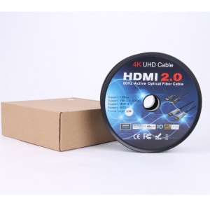 Λειτουργία ARC Fiber HDMI CABLE (Οπτική οπτική ίνα), Optoelectronic Hybrid; Metal Shell, 4Κ